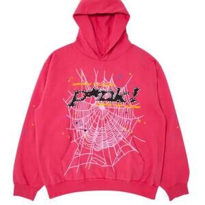Sp5der Pink Hoodie – Web Graphic Design - XXL